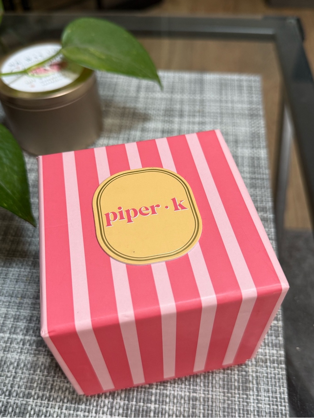 🌸🧡PIPER K stackable Acrylic Bangle Set — Pink, Orange & Cream. 🍦🎁 NIB - Picture 3 of 6